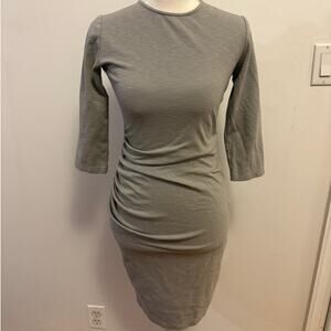 Obakki Form Fitting Ruched Dress XS